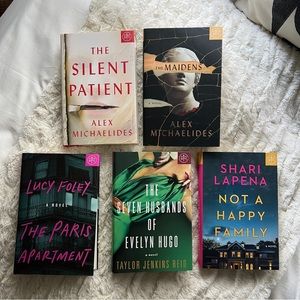 Lot of 5 Hardcover Books! Thrillers/Novels